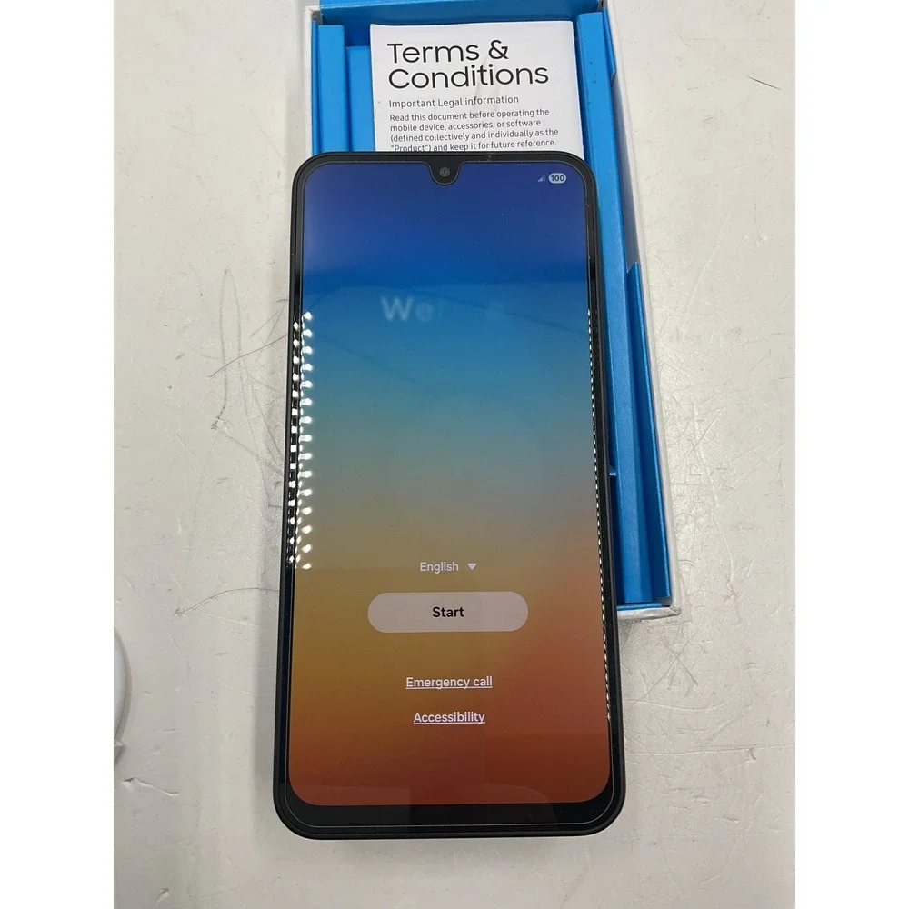 Samsung Galaxy A17 5G SM-A176U 128GB AT&T Black Smartphone Excellent Condition